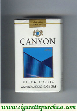 Canyon Ultra Lights cigarettes